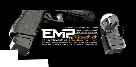 Strike Industries Extended Magazine Plate For Glock G179mm