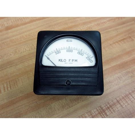 Weschler Rx 371 45 Panel Meter Rx371 0 2000 Kilo Fpm Mara Industrial