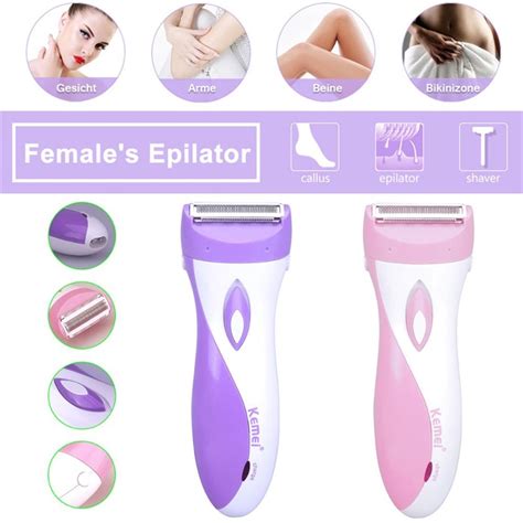 KEMEI KM 3018 Man Women Shaver Electric Lady Body Hair Remover Removal