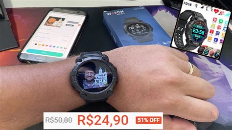 Smartwatch Mais Barato E Completo Da Shopee Y56 Fd68s Youtube