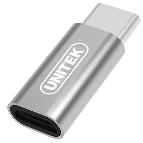 Unitek Usb C Microusb Srebrny Y A Agy Adapter Usb Morele Net