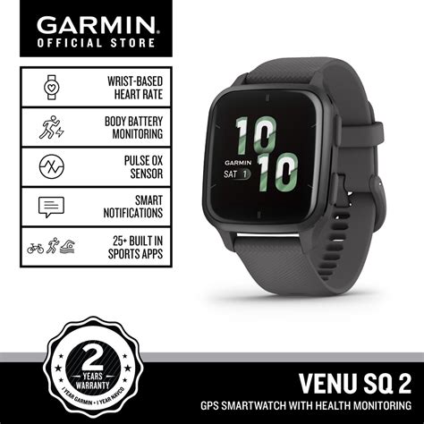 Garmin Venu Sq 2 Non Music Wellness Advanced Gps Smartwatch Shopee Philippines