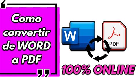 Como Convertir Un Word A Pdf I Love Printable Templates Free