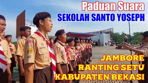 Paduan Suara Sekolah Santo Yoseph Pada Jambore Ranting Setu Kabupaten