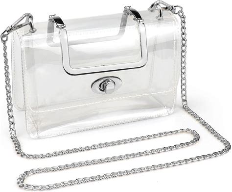 Coromay Clear Purse For Women Clear Crossbody Bag Clear Stadium Purse