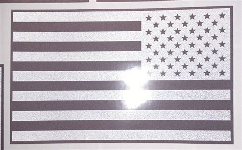 Reversed Reflective Subdued American Flag Fire Helmet Car Etsy