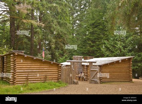 Fort Clatsop At Lewis And Clark National Historical Park Near Astoria