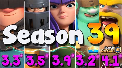 LOS MEJORES MAZOS De La SEASON 39 En CLASH ROYALE 5 MAZOS NOVEDOSOS OP