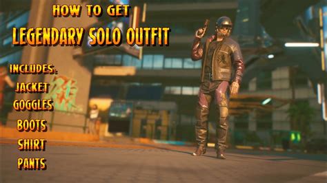 Cyberpunk 2077 How To Get Legendary Solo Armor Set Youtube