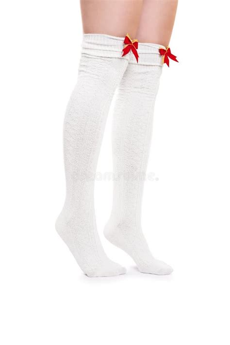 Sexy Naked Girl Knee High Socks Stock Photos Free Royalty Free