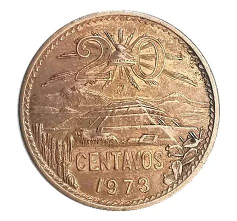 Moneda Centavos Pir Mide De Teotihuacan Mula En Venta En