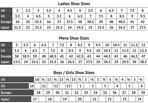 Bloch Jazz Shoe Size Chart Pe