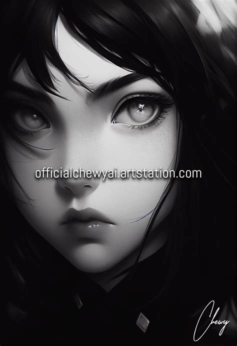 ArtStation - Monochrome Anime Girls | Artworks