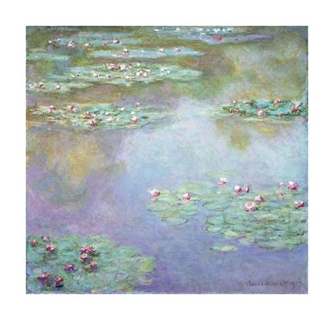 Water Lilies (II), 1907 by Claude Monet - Paper Print - MFA Prints On ...