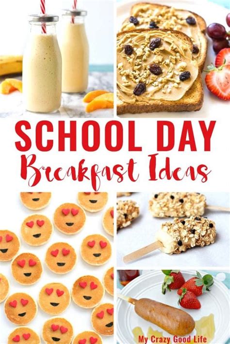 School Day Breakfast Ideas | My Crazy Good Life