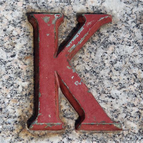letter K | Cimetière des Batignolles, Paris, France | Leo Reynolds | Flickr