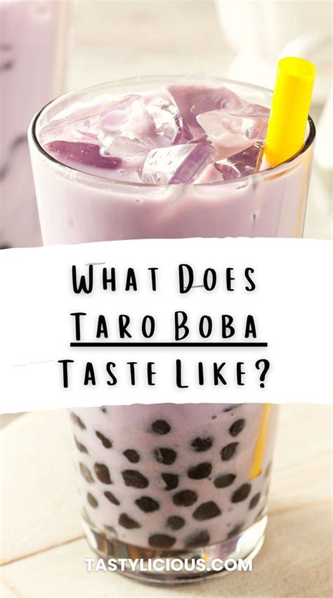 What Does Taro Boba Taste Like What Does Taro Milk Tea Boba Taste