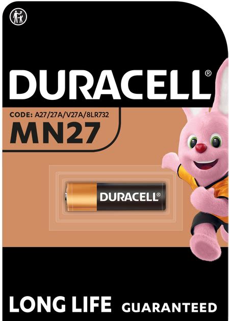 Щелочная батарейка Duracell A27 27a V27a 8lr732 Mn27 12 В