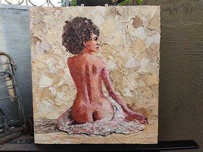 Naked Woman Paintings Nude Woman Art Nude Sensual Girl Original Oil