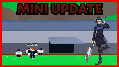 New Jujutsu Kaisen Mini Update In Anime World Simulator I ROBLOX - YouTube