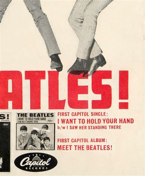 beatles vintage poster  beatles rare print  beatles shell