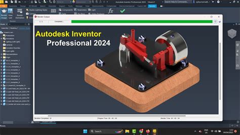 Autodesk Inventor Render Mechanical Drawing Youtube