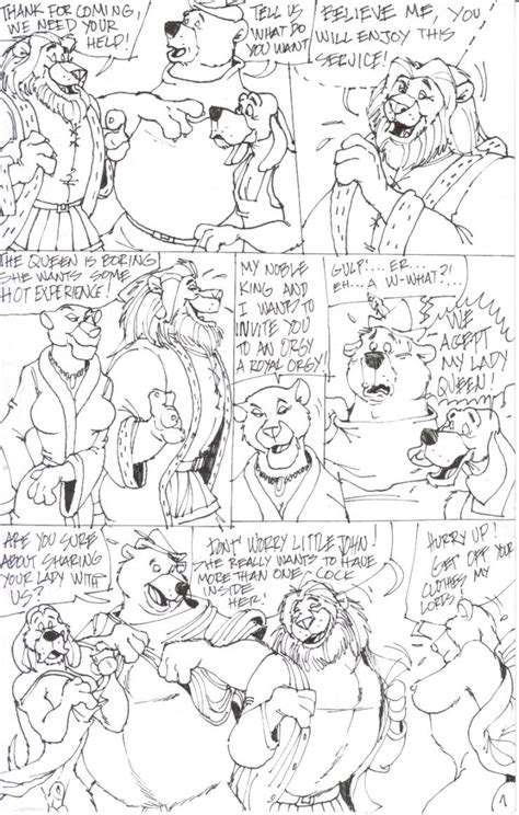 Rule 34 00s 1girls 2006 3boys Anthro Bathrobe Bear Before Sex Black And White Comic Cuckold