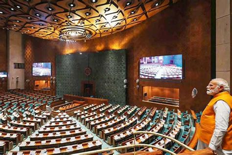 Pm Narendra Modi Installs Sengol In New Parliament Building Amid