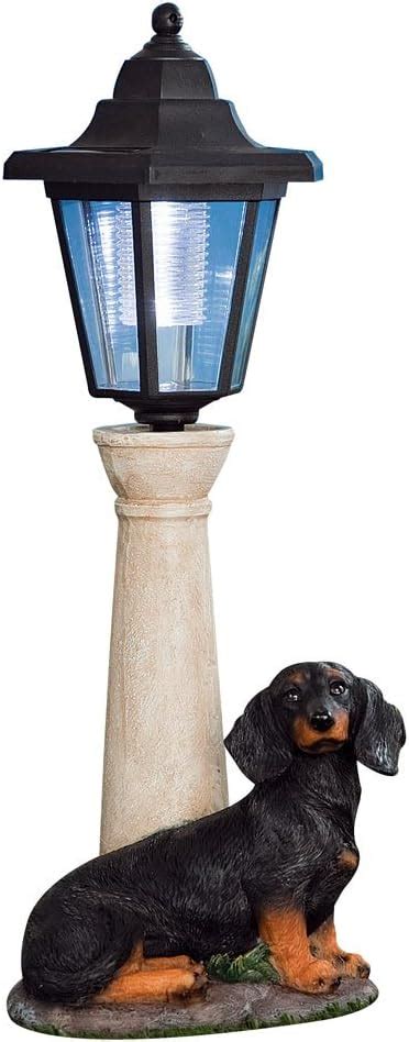 Bits And Pieces Solar Dachshund Lantern Solar Powered Garden