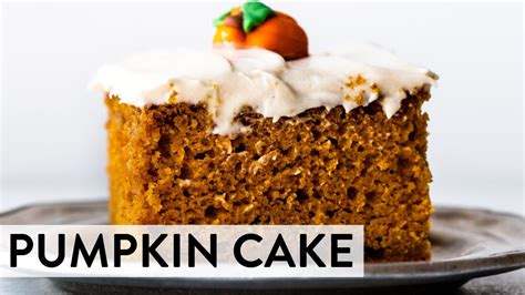 Pumpkin Cake Sallys Baking Recipes Youtube