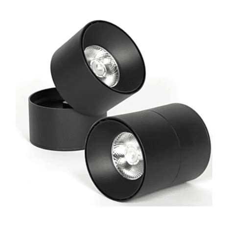 Led Surface Mount Cylinder Light 36w Prime Ww Black Body At Best