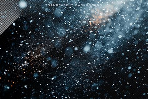 Premium Psd Snow Particles Background