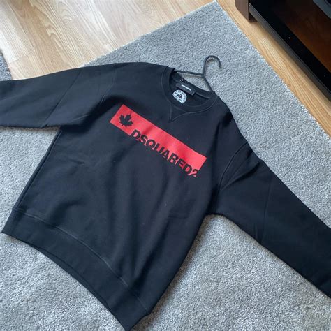 Dsquared Sweatshirt Jumper In Black Brand New Size Depop