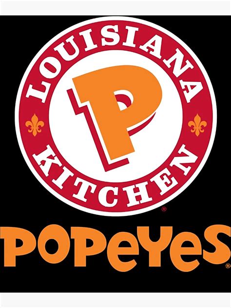 "Popeyes Logo Classic" Poster for Sale by ignacbaldw | Redbubble