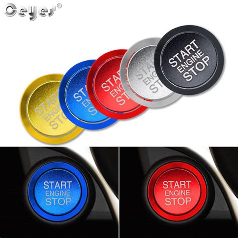 Buy Ceyes Car Engine Start Stop Push Button Ring Cover Case For Alfa