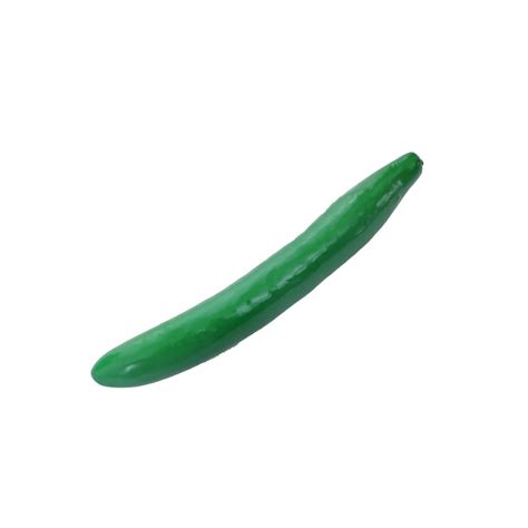 Unique Bargains Plastic Decorative Artificial Cucumber Green 24cm Long ...