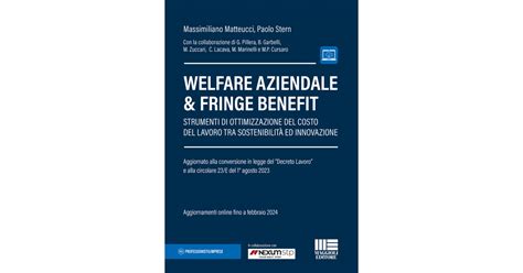 Welfare Aziendale Fringe Benefit Libro Di Carta FISCOeTASSE