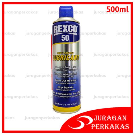 Jual REXCO 50 500 ML PELUMAS ANTI KARAT SERBA GUNA PENETRAN MULTI