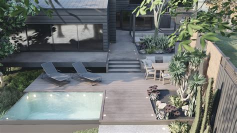 Plunge Pool Design — Yardzen | Online Landscape Design