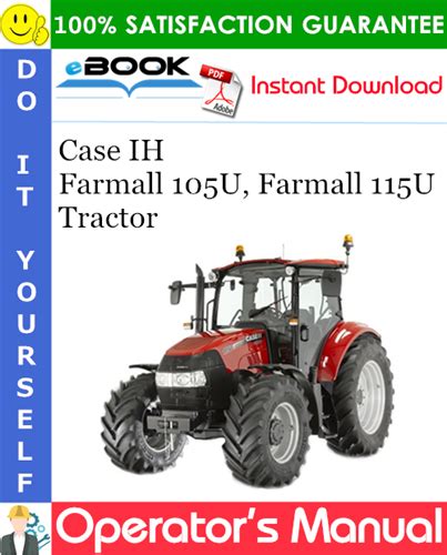 Case Ih Farmall 105u Farmall 115u Tractor Operators Manual Pdf Download