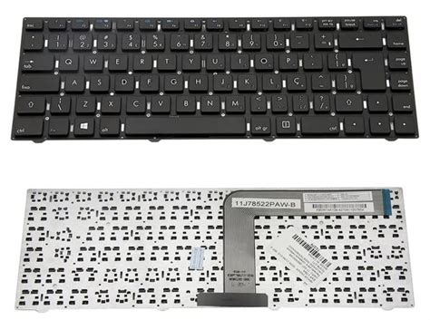 Teclado Para Notebook Semp Toshiba STI NA 1402 Preto ABNT2 Atacadão