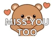 I Miss You Too GIF - I miss you too I miss you - Discover & Share GIFs