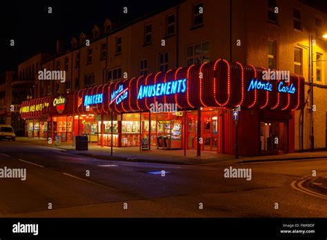 Amusement arcades in the North Wales holiday resort of Rhyl, Clwyd Stock Photo - Alamy