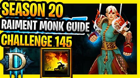 Season Diablo Challenge Rift Raiment Monk Guide Diablo