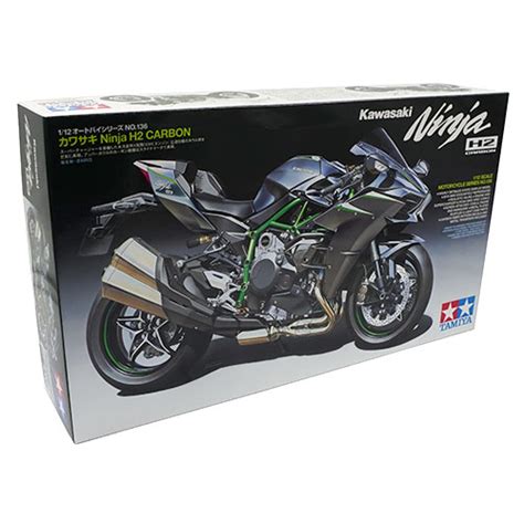 Tamiya 田宮 112 Motorcycle Series Kawasaki Ninja H2 Carbon Scale Model Kit