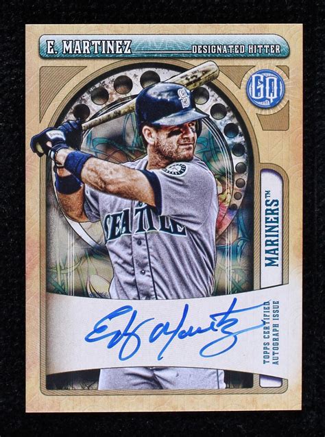 Topps Gypsy Queen Gypsy Queen Autographs Gqa Em Edgar Martinez