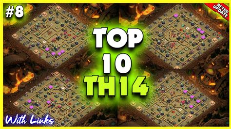 Top 10 TH14 War Base With Link Queen Walkers Vs Repotted Gaming Bases