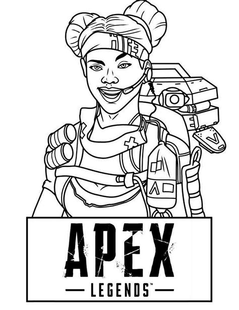 Dibujo De Apex Legends Para Colorear