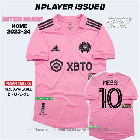 Jual Player Issue Miami Home Jersey Bola Intermiami Pi