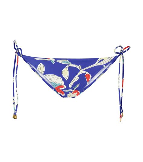 Floral Bikini Bottoms In Blue Tory Burch Mytheresa